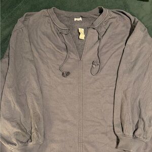 Aerie Charcoal Cozy Long Sleeve